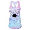 Women's Tie-Dyed Racerback Tank Top Thumbnail