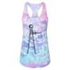 Women's Tie-Dyed Racerback Tank Top Thumbnail