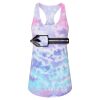 Women's Tie-Dyed Racerback Tank Top Thumbnail