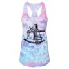 Women's Tie-Dyed Racerback Tank Top Thumbnail