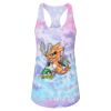 Women's Tie-Dyed Racerback Tank Top Thumbnail