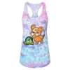 Women's Tie-Dyed Racerback Tank Top Thumbnail